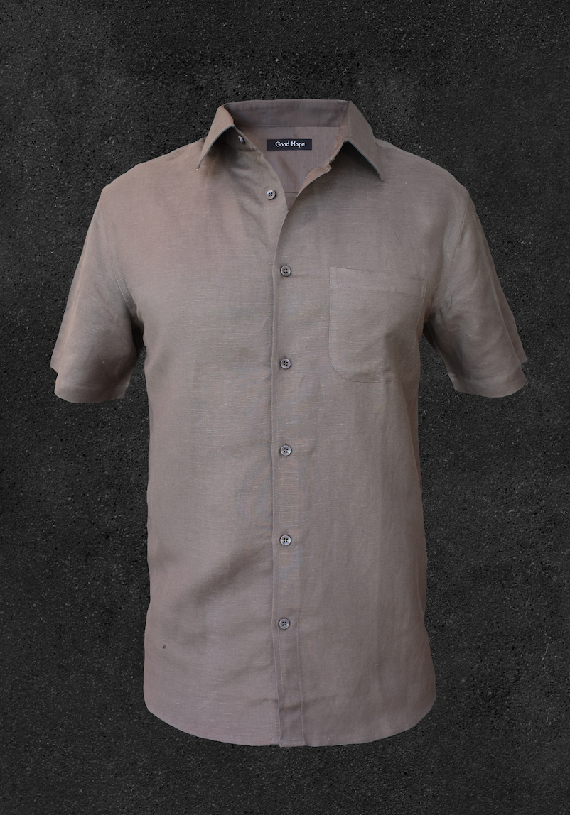 Camisa Blend Hombre | Café ligero