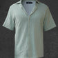 Camisa de Crochet Hombre | Verde Pastel