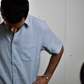 Camisa Algodón Orgánico Hombre | Celeste Agua - Good Hope