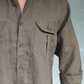 Camisa Cargo Lino Hombre | Verde Caqui - Good Hope