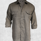 Camisa Cargo Lino Hombre | Verde Caqui - Good Hope