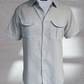 Camisa Cargo Algodón Orgánico Hombre | Celeste Agua - Good Hope
