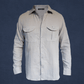 Camisa Cargo Algodón Orgánico Hombre | Gris Arena - Good Hope