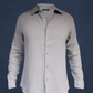 Camisa Algodón Orgánico Hombre | Gris Arena - Good Hope