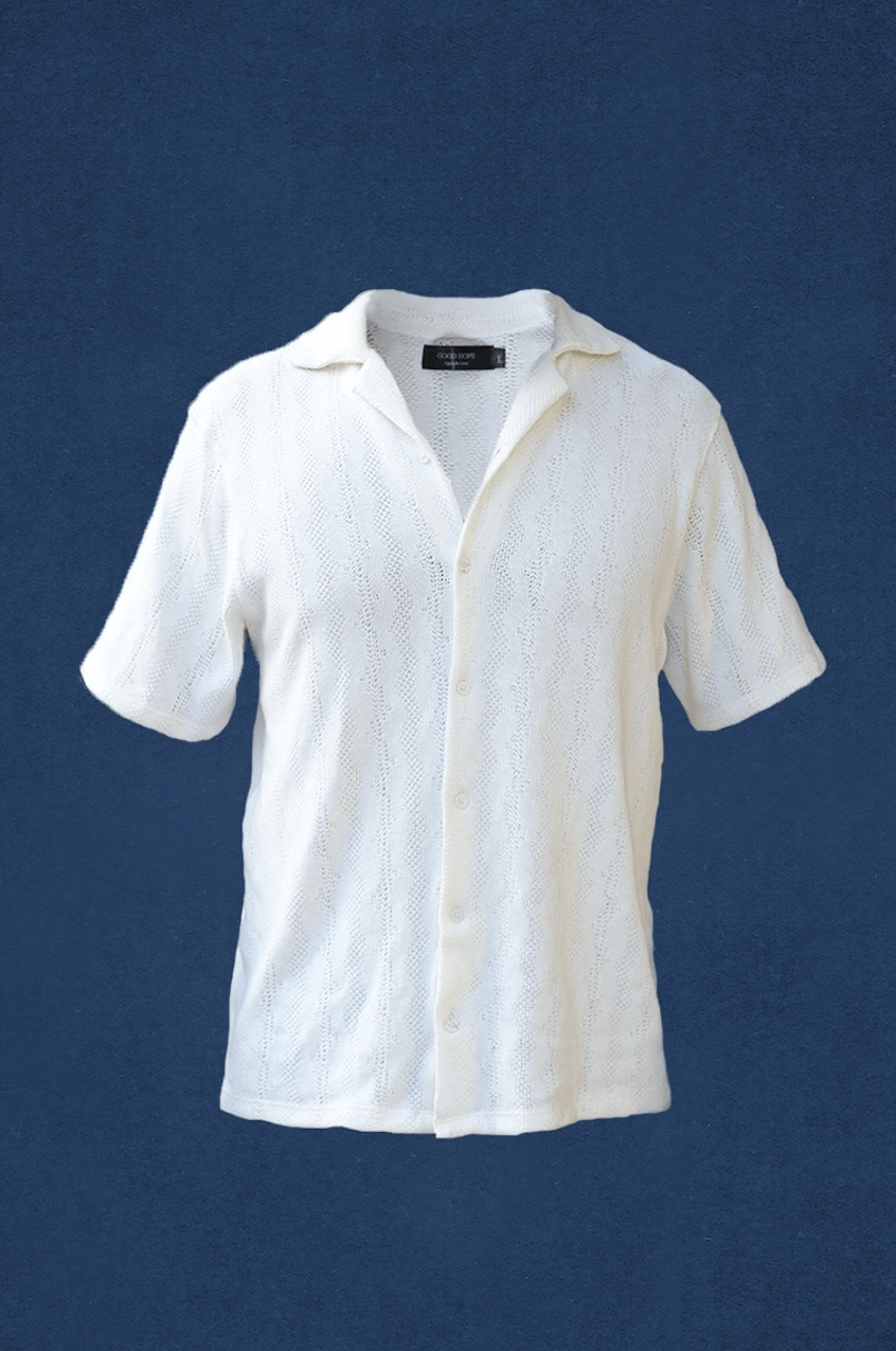 Camisa de Crochet | Blanco