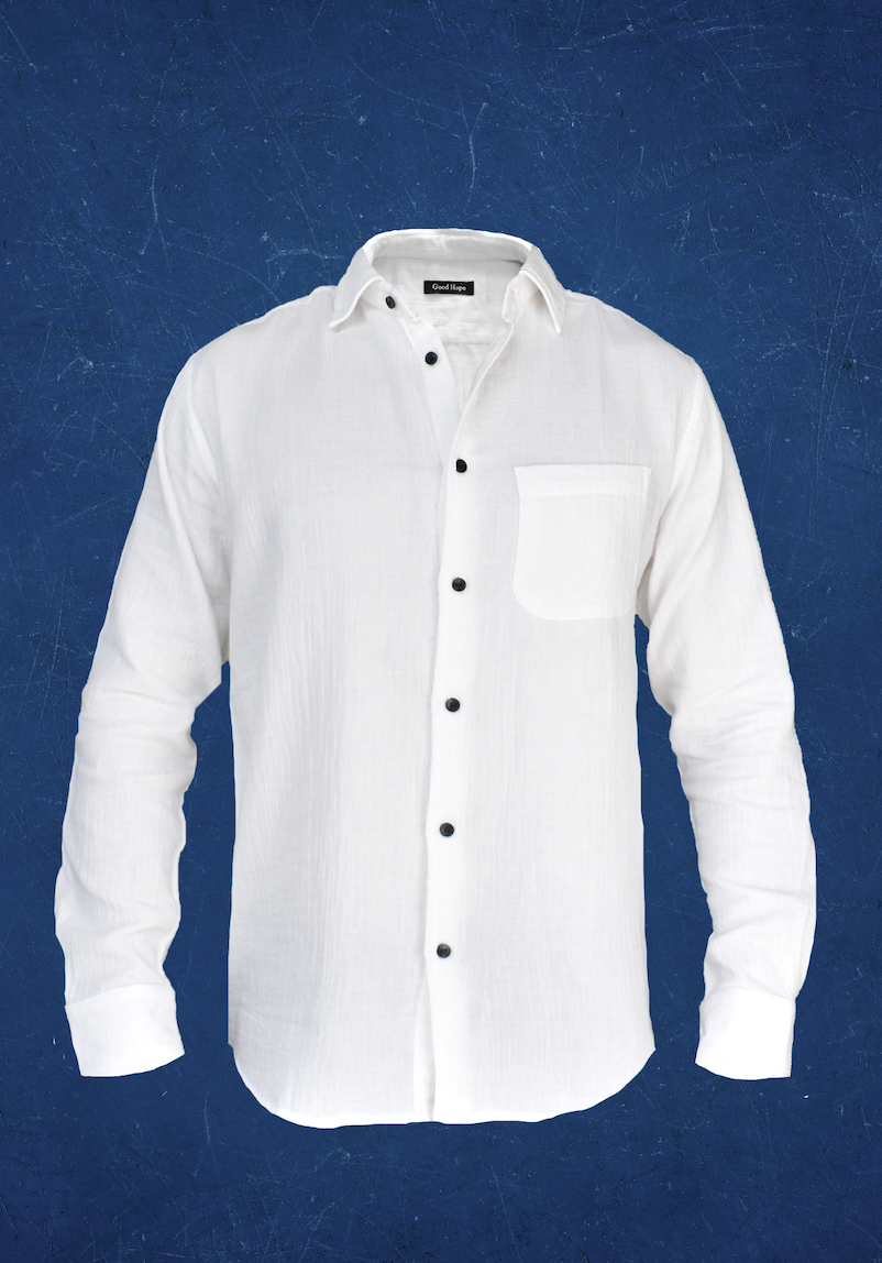 Camisa Algodón Orgánico Hombre | Blanco 00