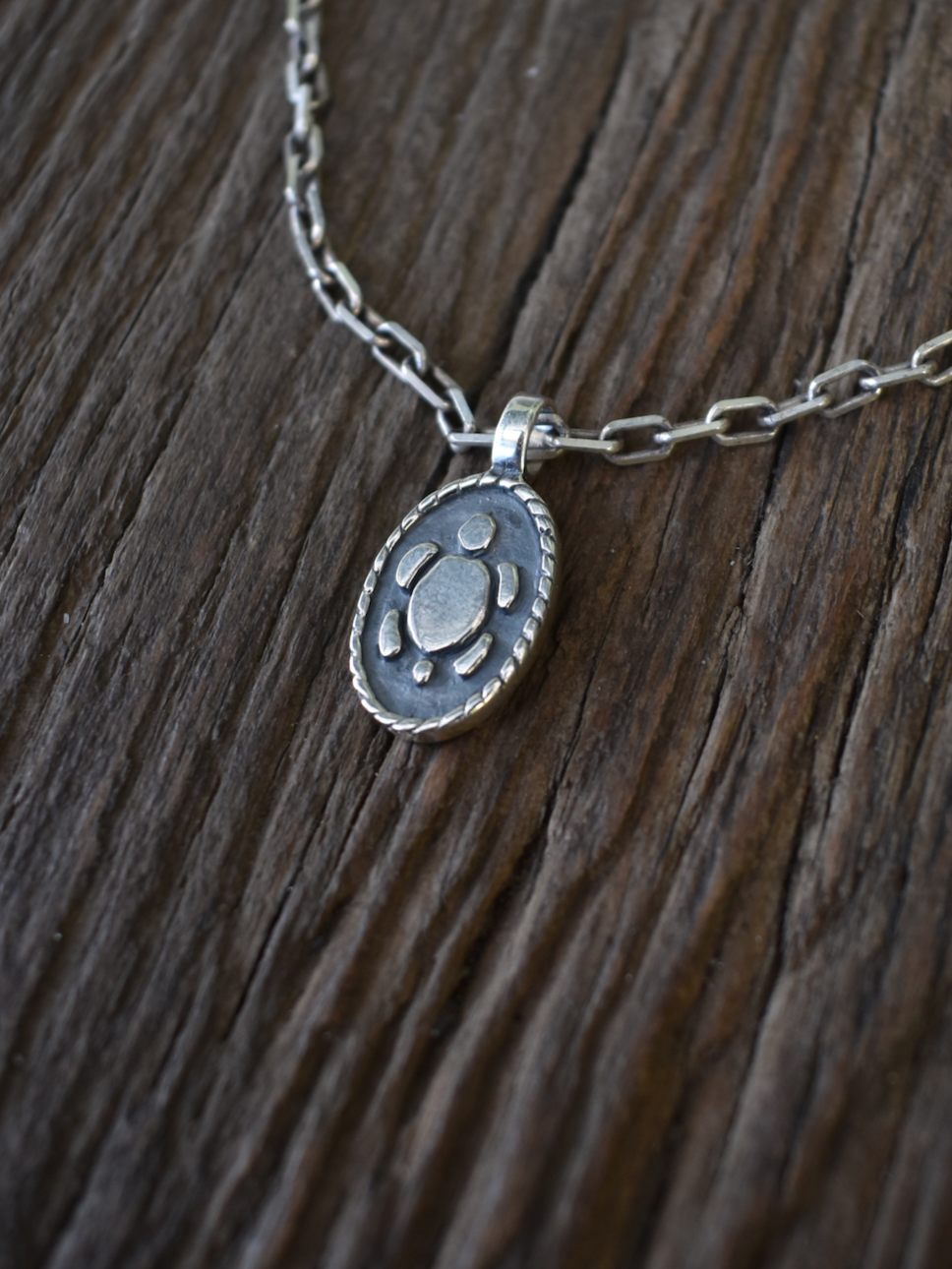 Colgante de Plata 925 | Collar Turtle Island - Good Hope